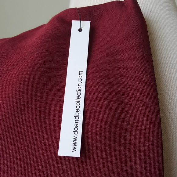 DO+BE Red Criss Cross Front Dress - Picture 7 of 8